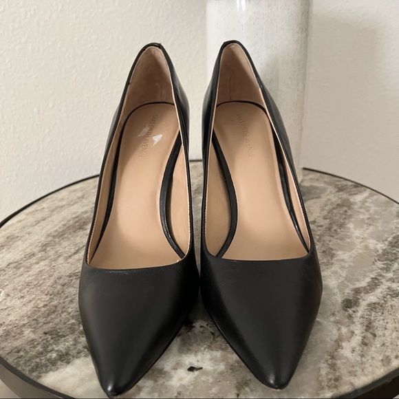 Saks Fifth Avenue Leather Black Pumps - Picture 4 of 11